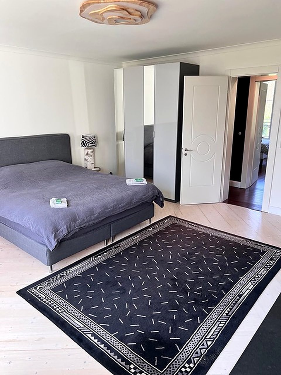 Chambre, côté parc